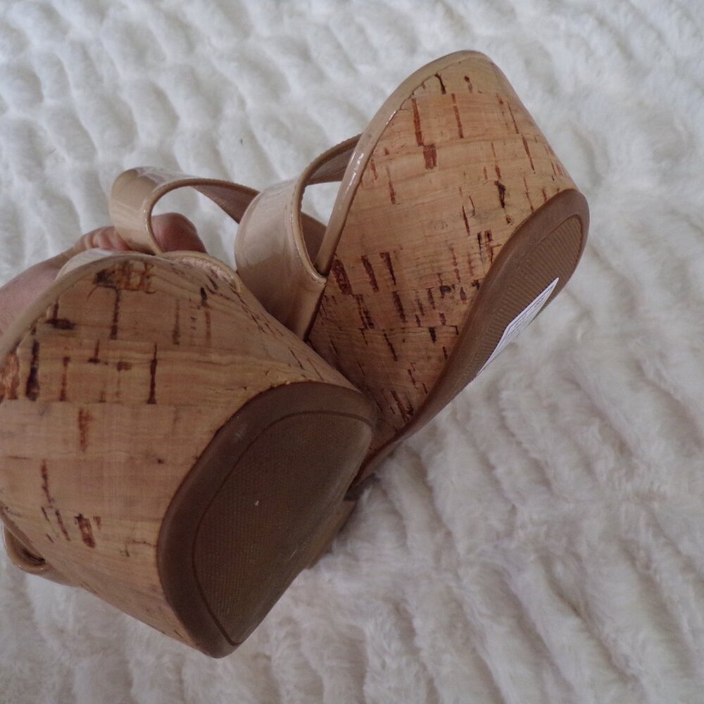 Prada authentic Beige platform sandals 40 Summer Y2k - Picture 14 of 14